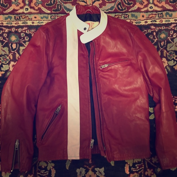 GAP Other - Gap Red Genuine Leather Jacket